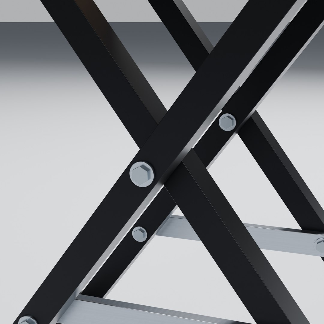 3D Pinned Workshop Trestle With Timber Beam And Spread Stops ...