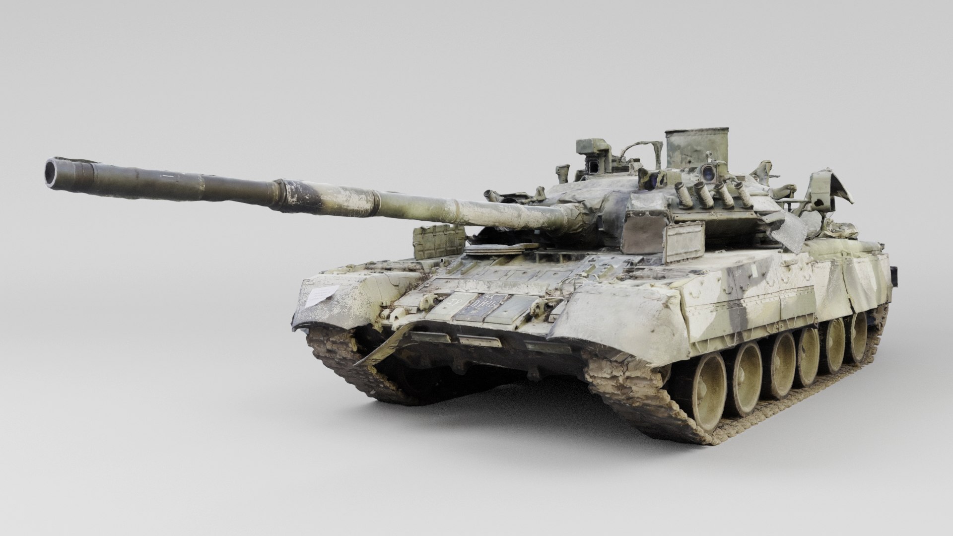 3D model Russian T-80 tank destroyed by Ukrainian army https://p.turbosquid.com/ts-thumb/k3/vCZB7u/Jq/blenderdarkbread0005/jpg/1666502842/1920x1080/fit_q87/e1de0768ed1710b5f12e4083d300125f837ac3f4/blenderdarkbread0005.jpg