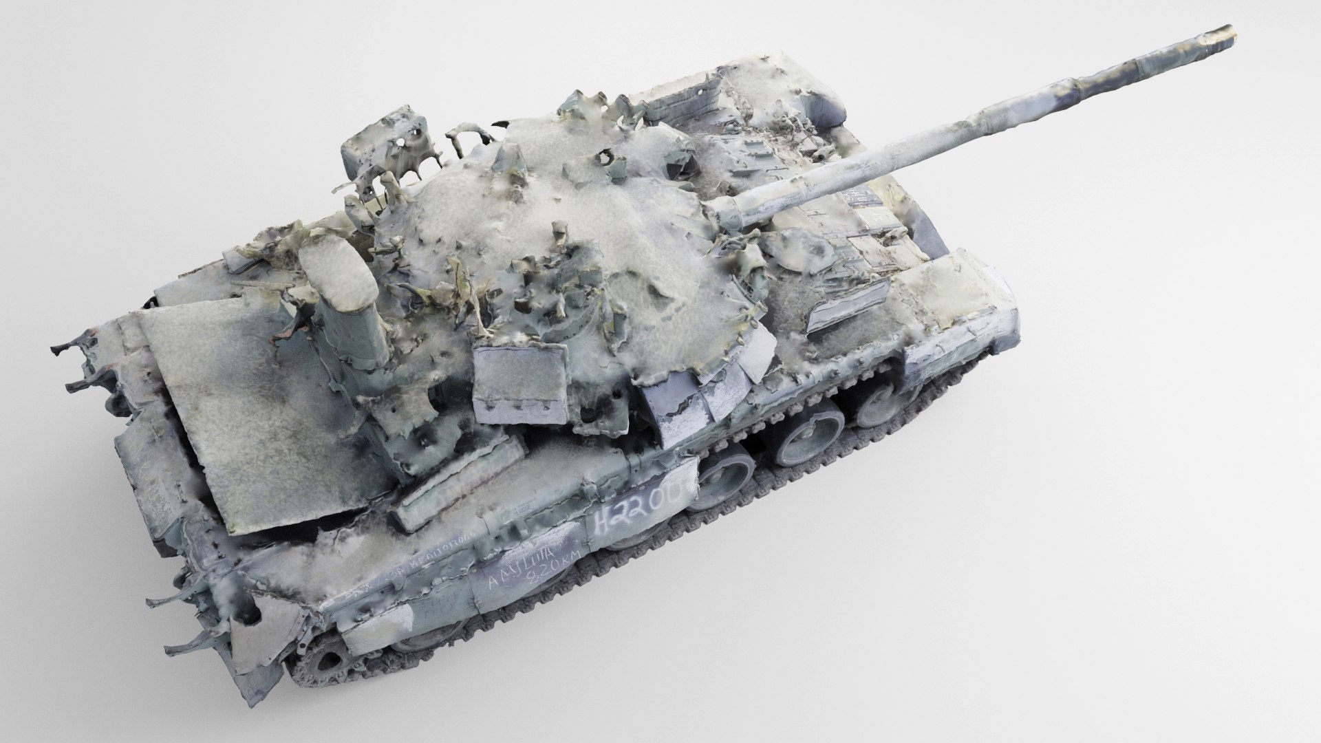 3D model Russian T-80 tank destroyed by Ukrainian army https://p.turbosquid.com/ts-thumb/k3/vCZB7u/af/blenderdarkbread0003/jpg/1666502840/1920x1080/fit_q87/3b507930f4cee038e072fec59fd0c7dcafd5c1d7/blenderdarkbread0003.jpg