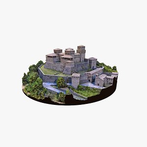 3D model Castello Di Torrechiara