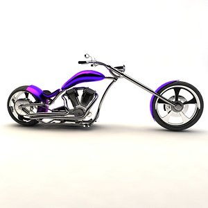 3d model american chopper