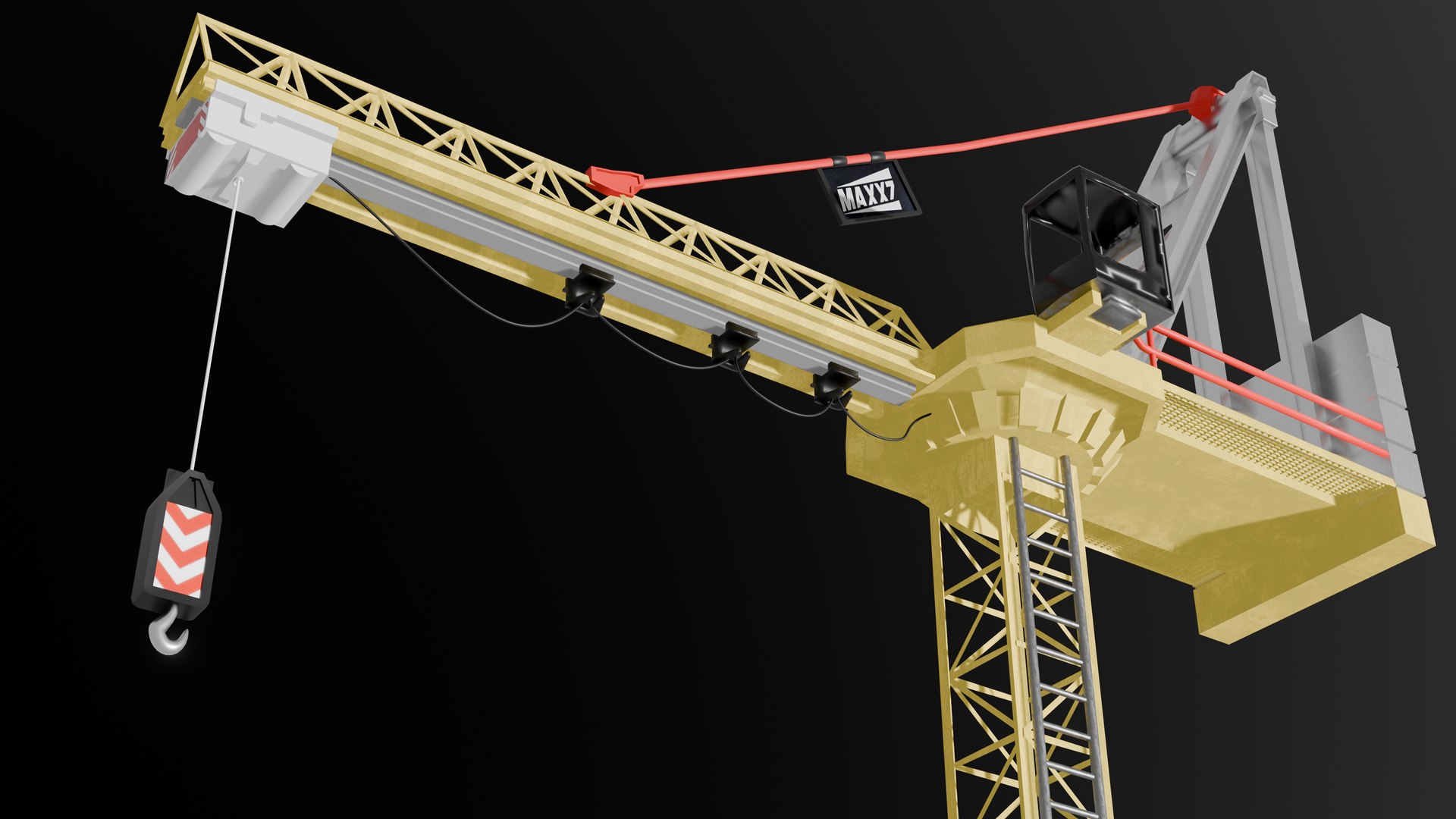 Tower Crane TurboSquid 2293920