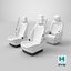 Premium MPV Passenger Seats White Set