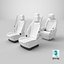 Premium MPV Passenger Seats White Set