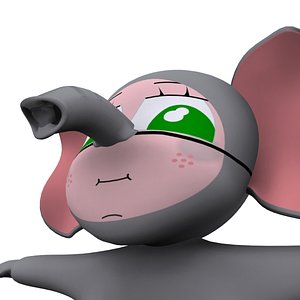 3ds max girl rigged elephant 2010