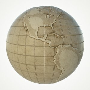 maps earth globe world 3D model