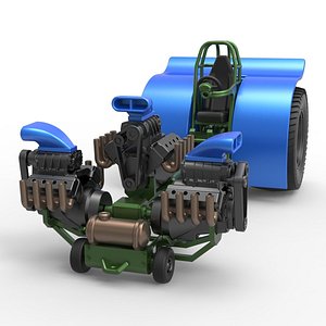 Trator estilizado de desenho animado low-poly Modelo 3D Modelo 3D -  TurboSquid 2009574