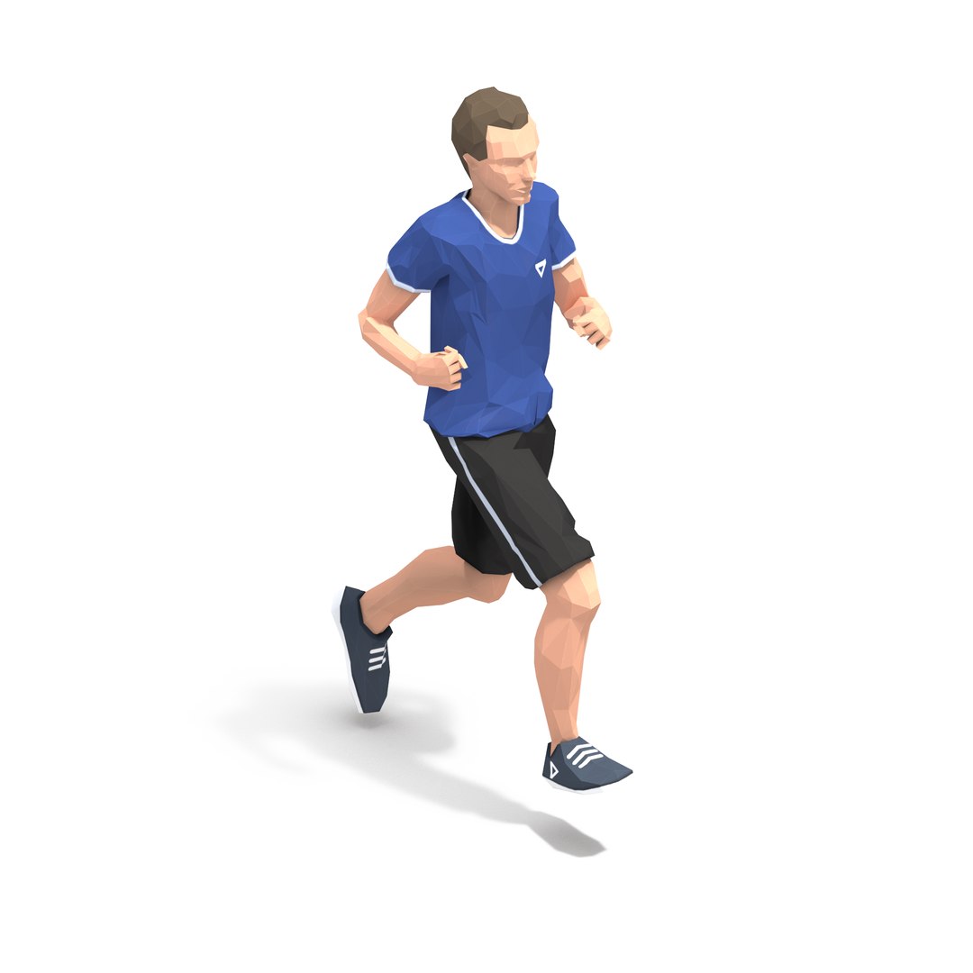 Athletic Run, 3D Animation