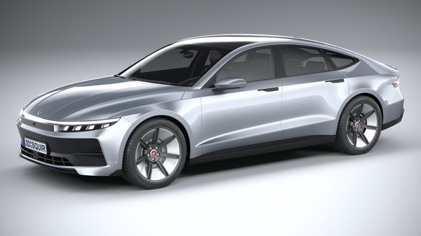 Generic Sedan 4door EV v3 2022 3D model