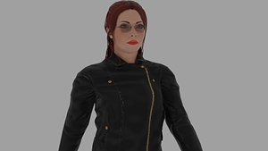 character man woman 3D model