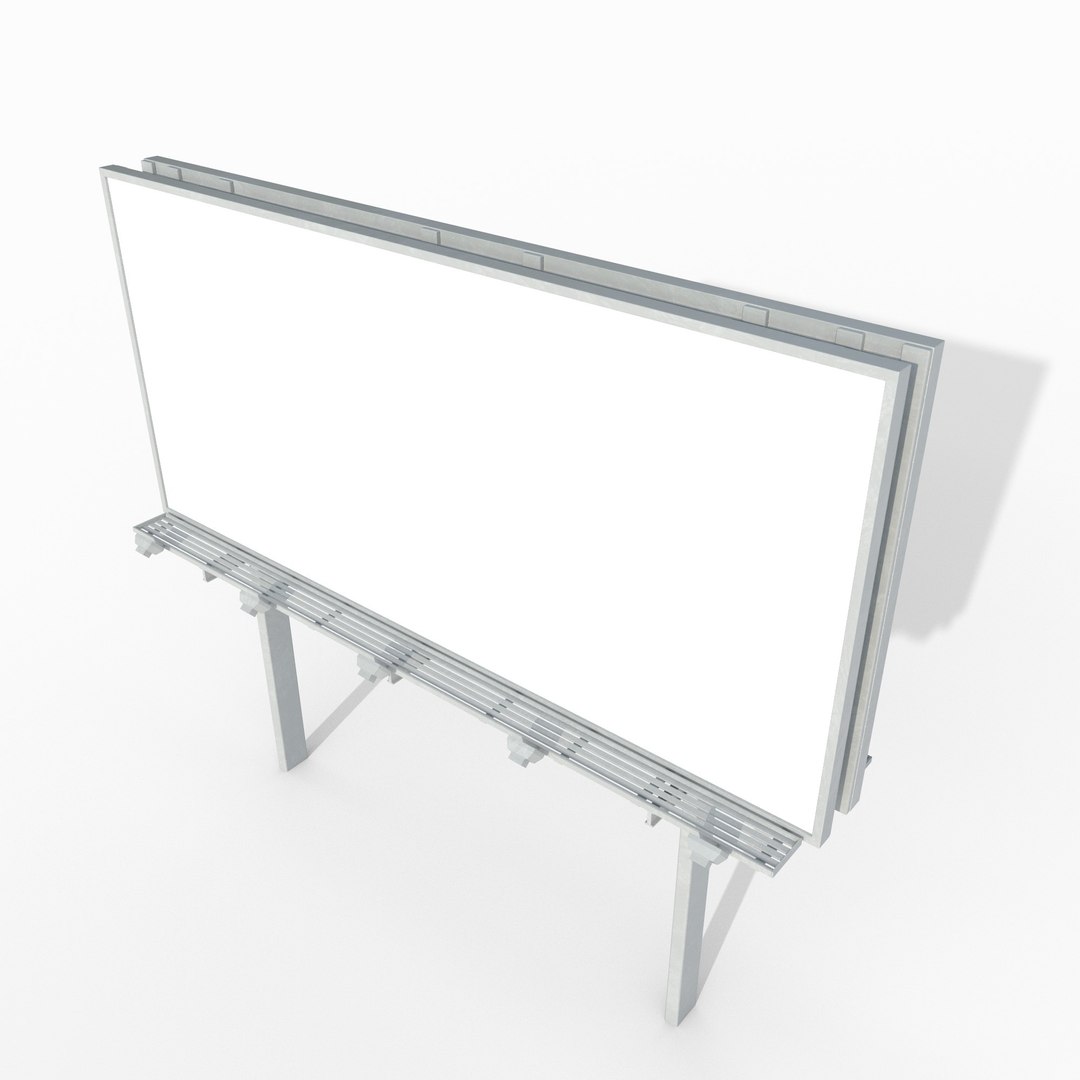Billboard Advert 3D Model - TurboSquid 2297735