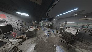 Hospital Wardroom 3D model
