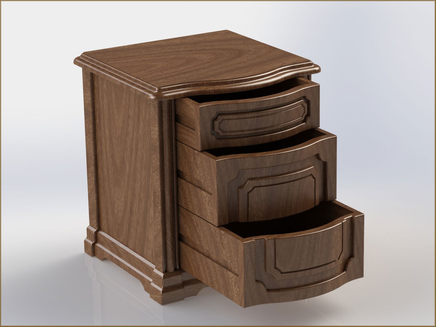 Bedside Table 3D - TurboSquid 1186436