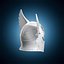 Modelo para impresión 3D del casco de la corona de Valkiria