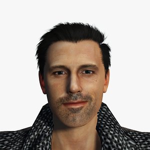 Realistic Male Game Ready Character Rigged 012