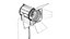 Spotlight with low-poly