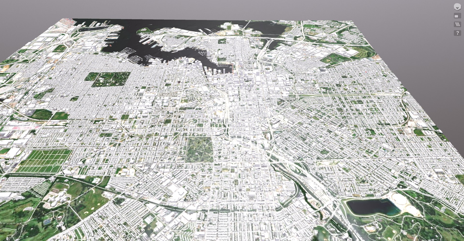 Cityscape Baltimore Maryland USA 3D model - TurboSquid 1790323