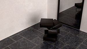 3D Balancing Boxes table model