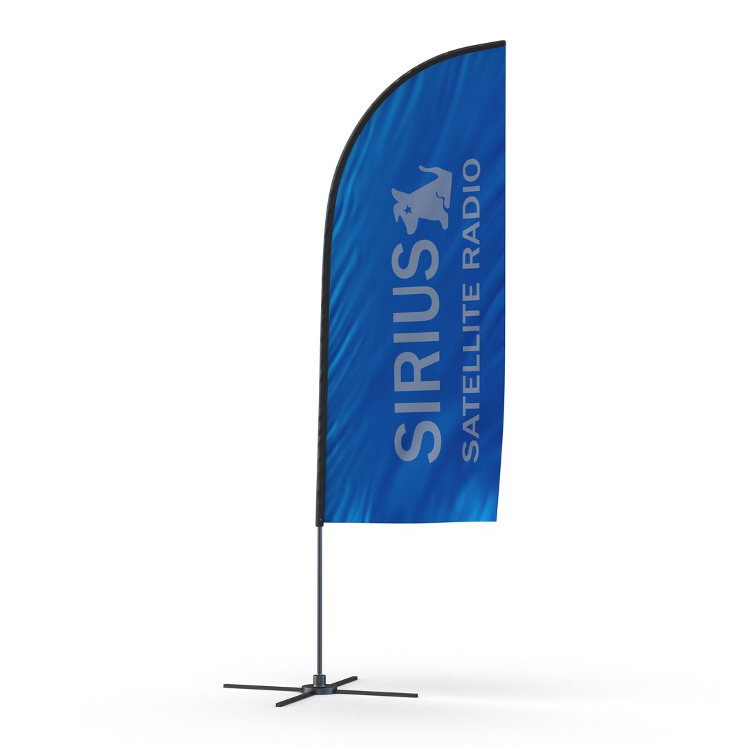 Banner Stand 4 3D Model preview