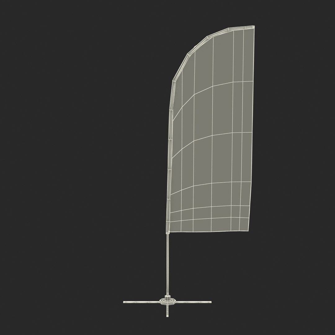 banner stand 4 obj