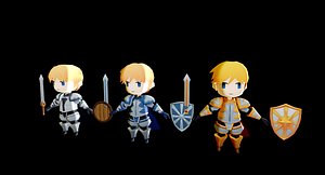 levels character model