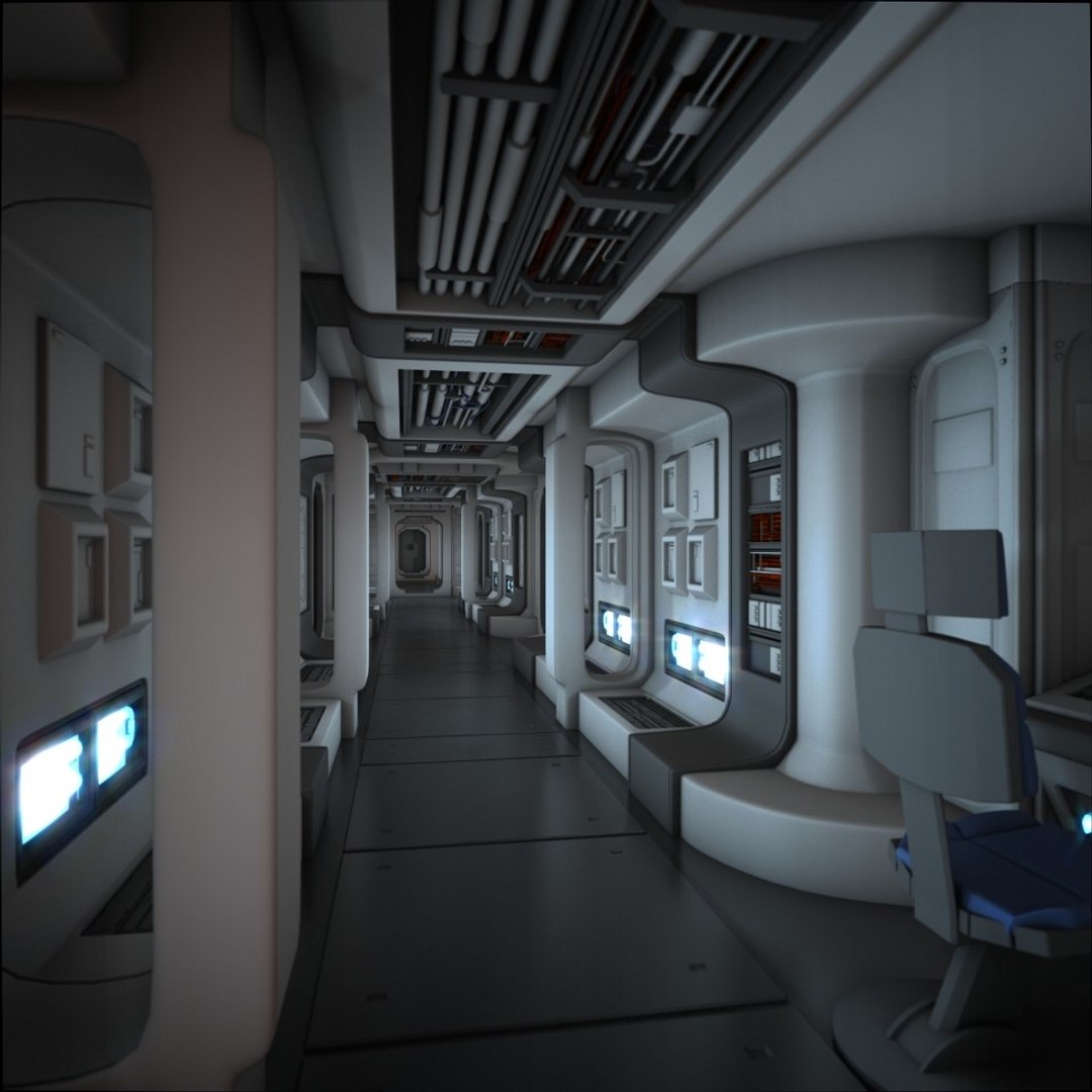 space ship corridor designs