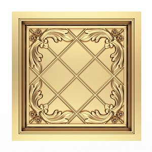 Carved Ceiling Tile 09