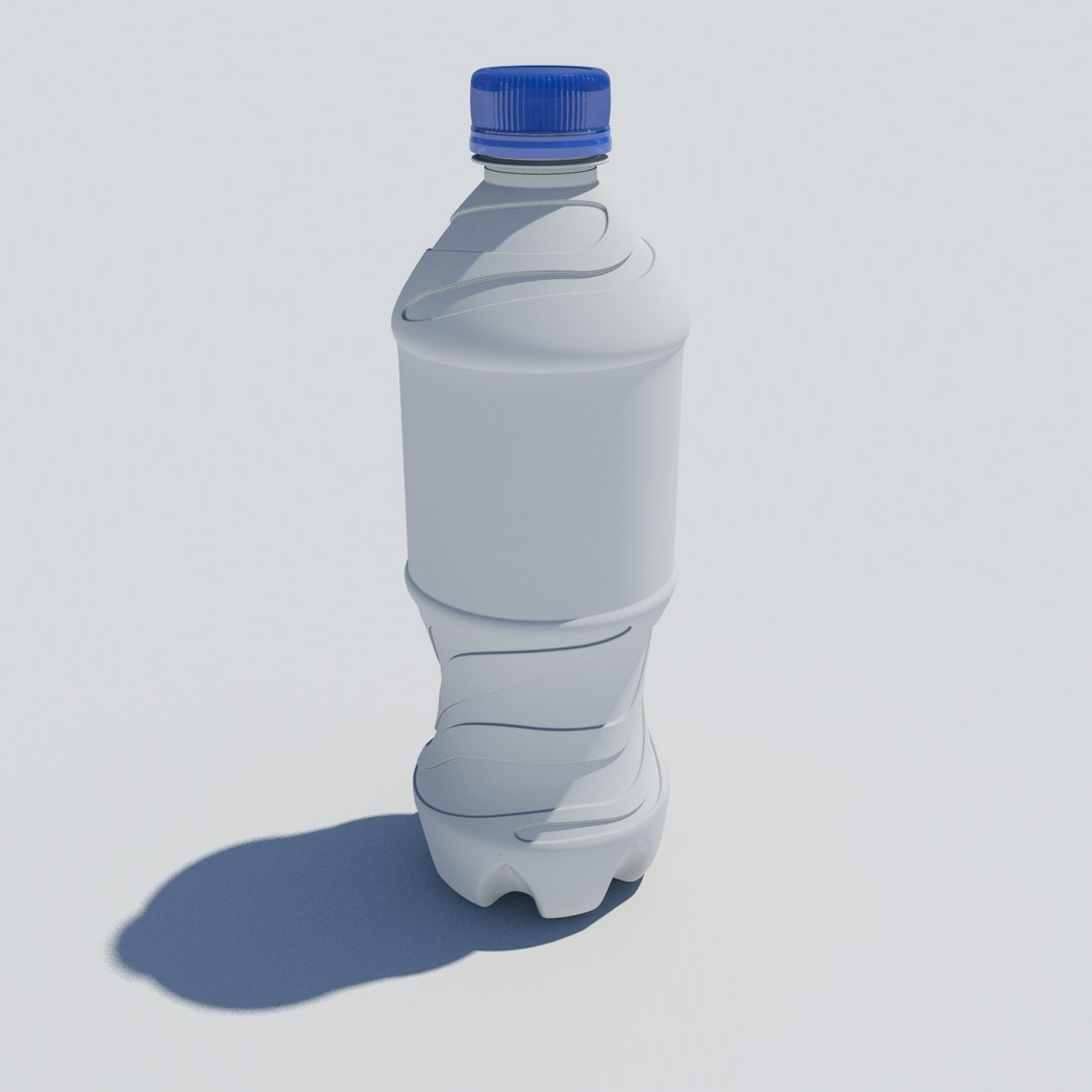 3D Model Plastic Water Bottle - TurboSquid 1154141