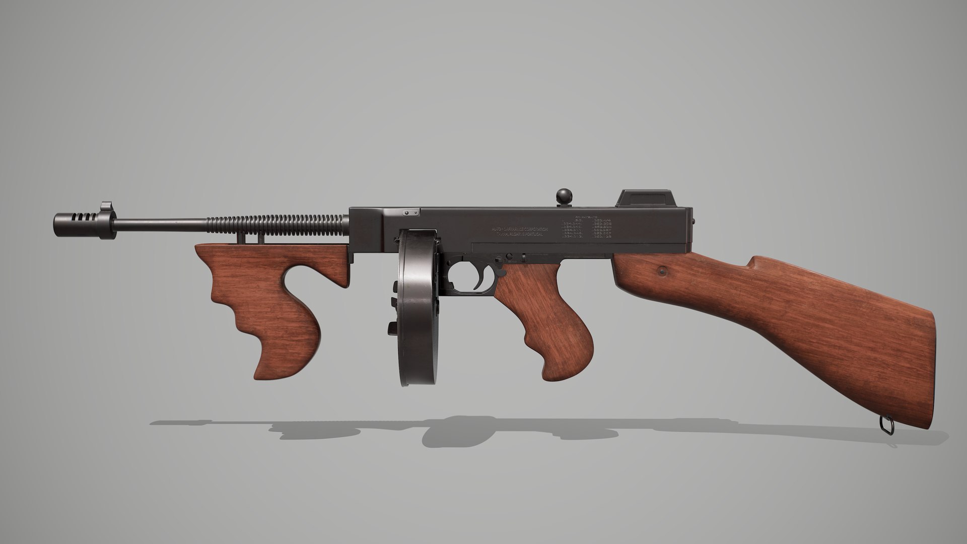 3D thompson submachine gun https://p.turbosquid.com/ts-thumb/k4/k2salB/5WvOCrKK/screenshot005/png/1594129491/1920x1080/fit_q87/59fe42f5aad26e4ae6e06a77055198a1540fef6e/screenshot005.jpg