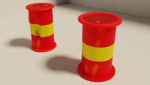 barrel explosion 3D