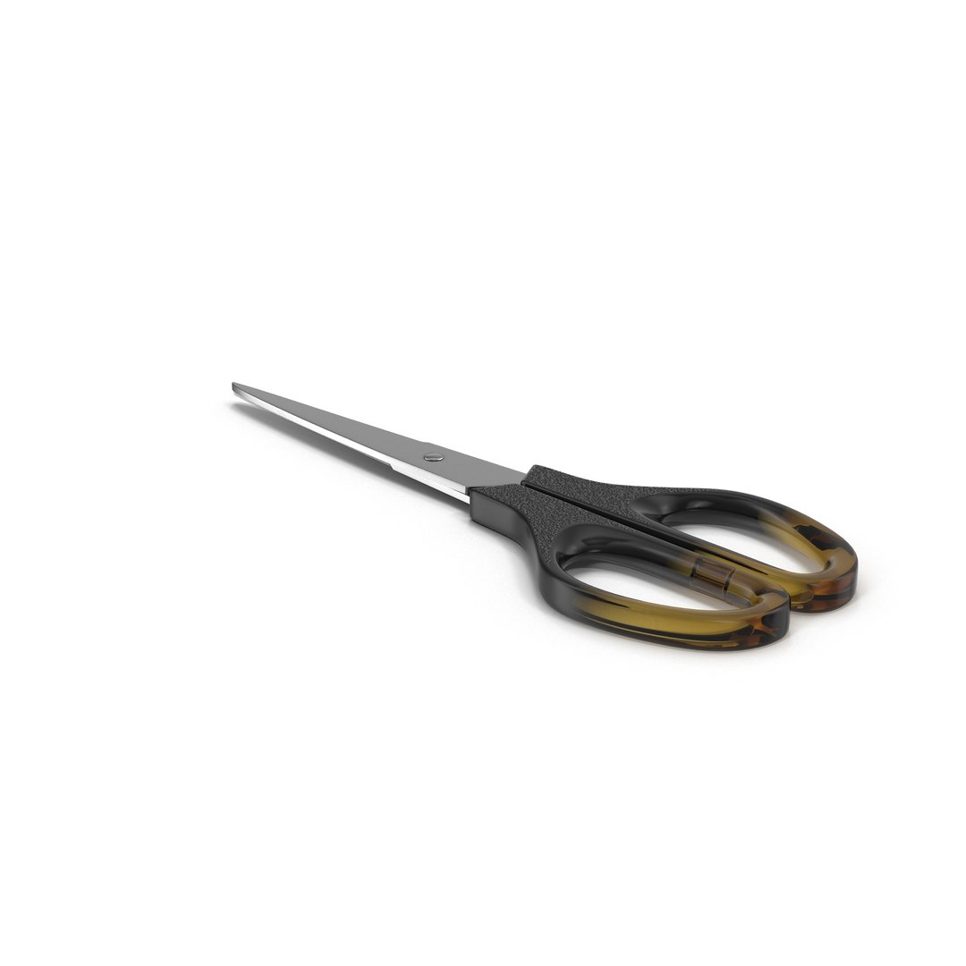 3D Model Scissors Brown - TurboSquid 1312916