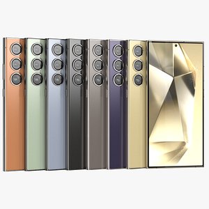 Samsung Galaxy s24 Ultra All Colors 3D