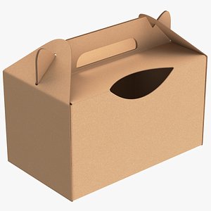 3D model Detailed Food Package