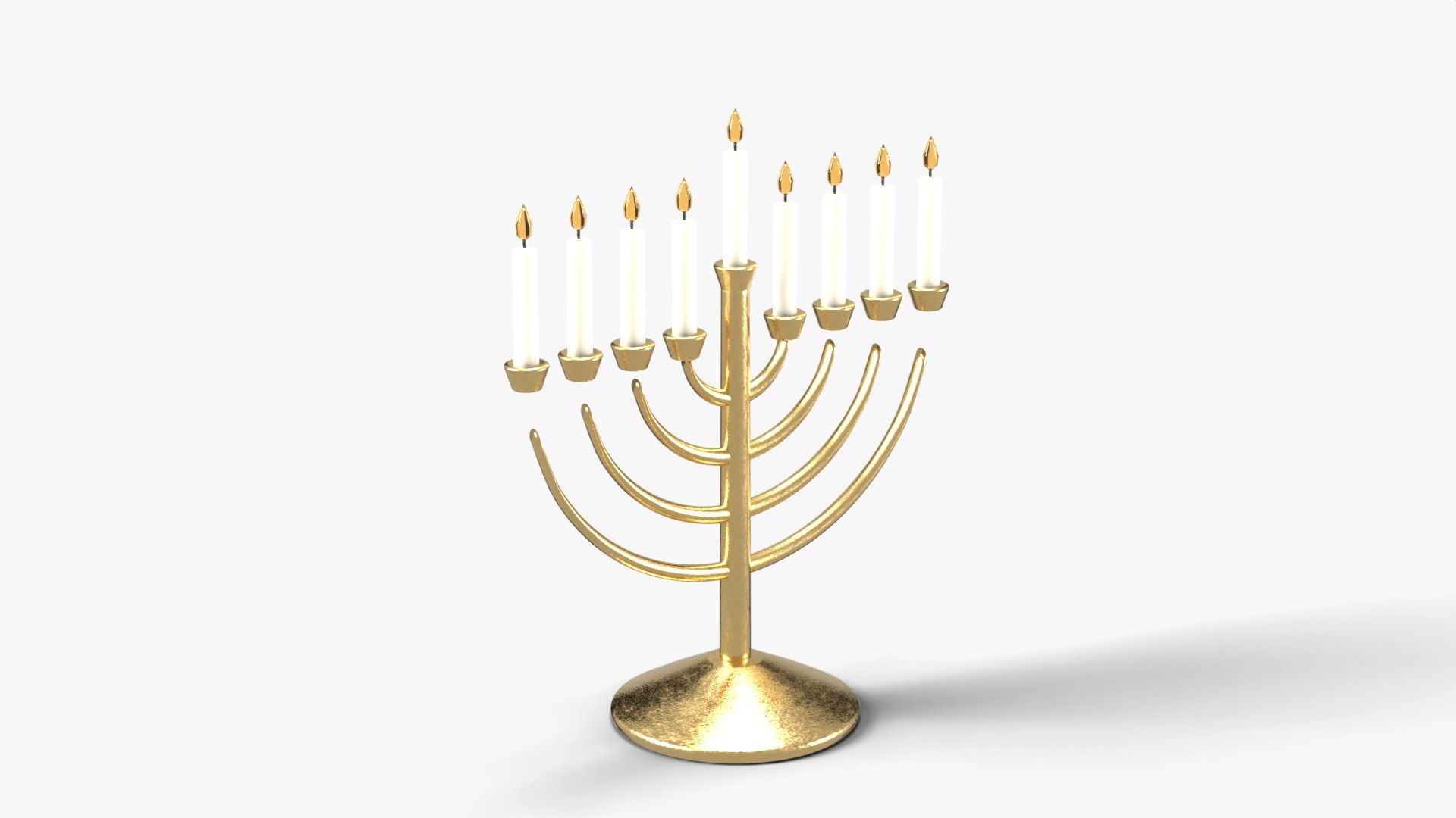 Brass Hanukkah Menorah with 9 Lit Candles - Holiday Prop 3D model https://p.turbosquid.com/ts-thumb/k4/w3JCuR/KU/shot4/jpg/1792623436/1920x1080/fit_q87/24addc7361e8bf5fc290460dc7f7e220b3409fc8/shot4.jpg