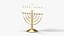 Winter Holiday Props Collection - 5 Pieces (Baubles, Snow Globe, Gifts, Menorah)