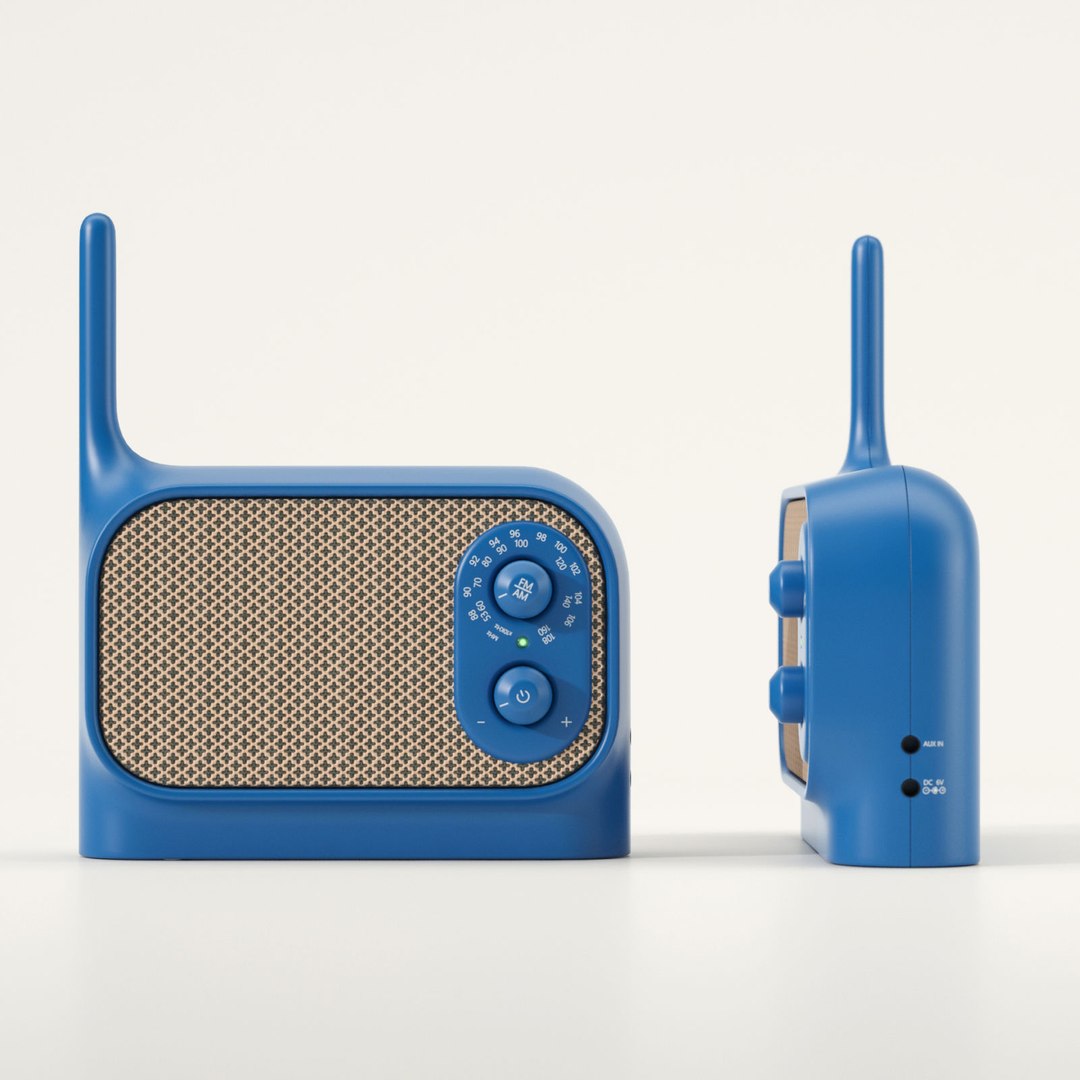 Lexon Mezzo Radio Clock 3D Model - TurboSquid 1226077