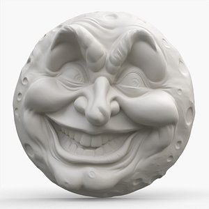 Moon Face 4 3D model