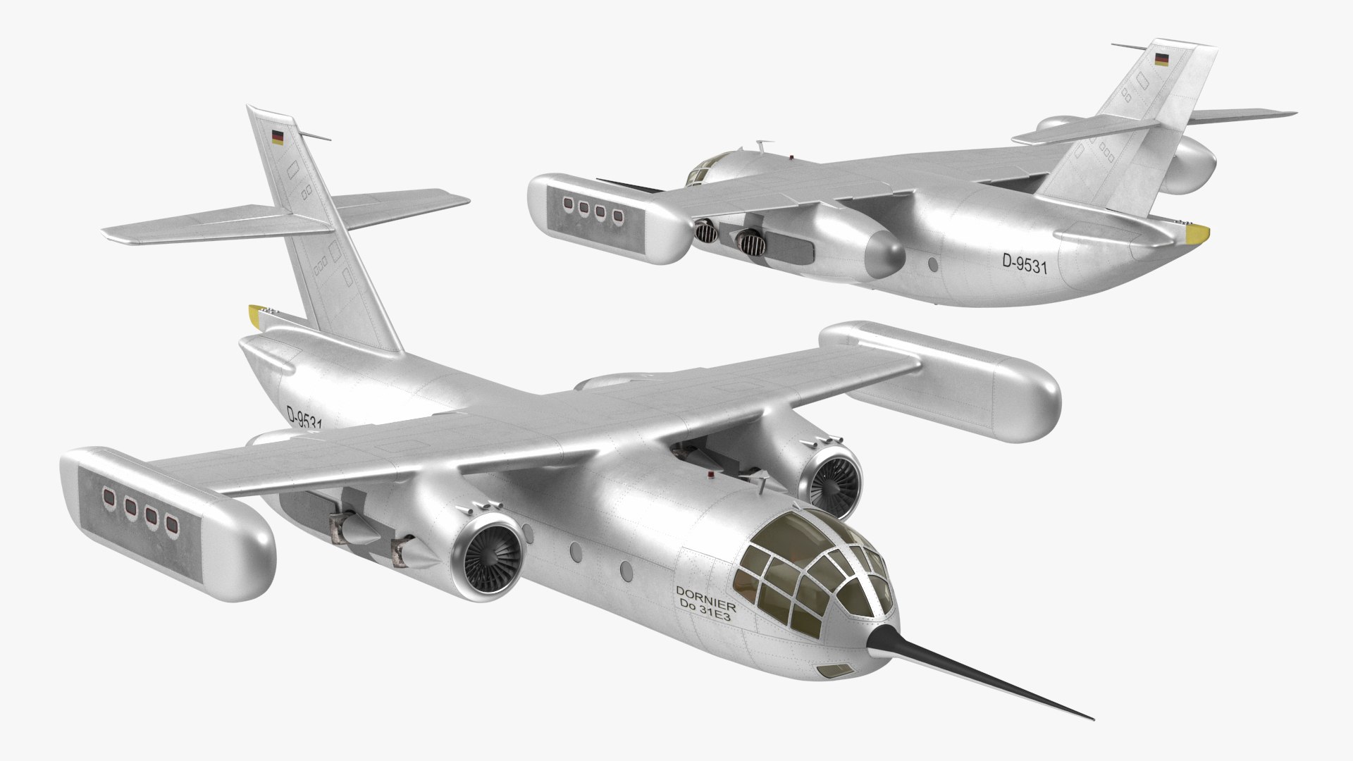 3D Hover Jet Dornier Do 31 Fly model https://p.turbosquid.com/ts-thumb/k4/zYAhHy/UD/hoverjetdornierdo31flymb3dmodel021/jpg/1706301598/1920x1080/fit_q87/eb5dd64048138e5d2d9e1ce18c24d7e109cab0c8/hoverjetdornierdo31flymb3dmodel021.jpg