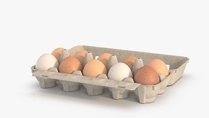 10 eggs in rigged carton package