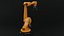Industrial robot arm dirty lowpoly