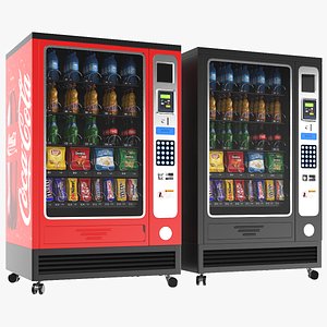 Two Detailed Vending Machines