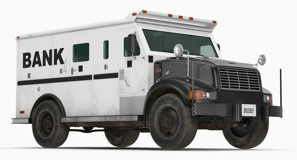 3d bank armored car 2 model