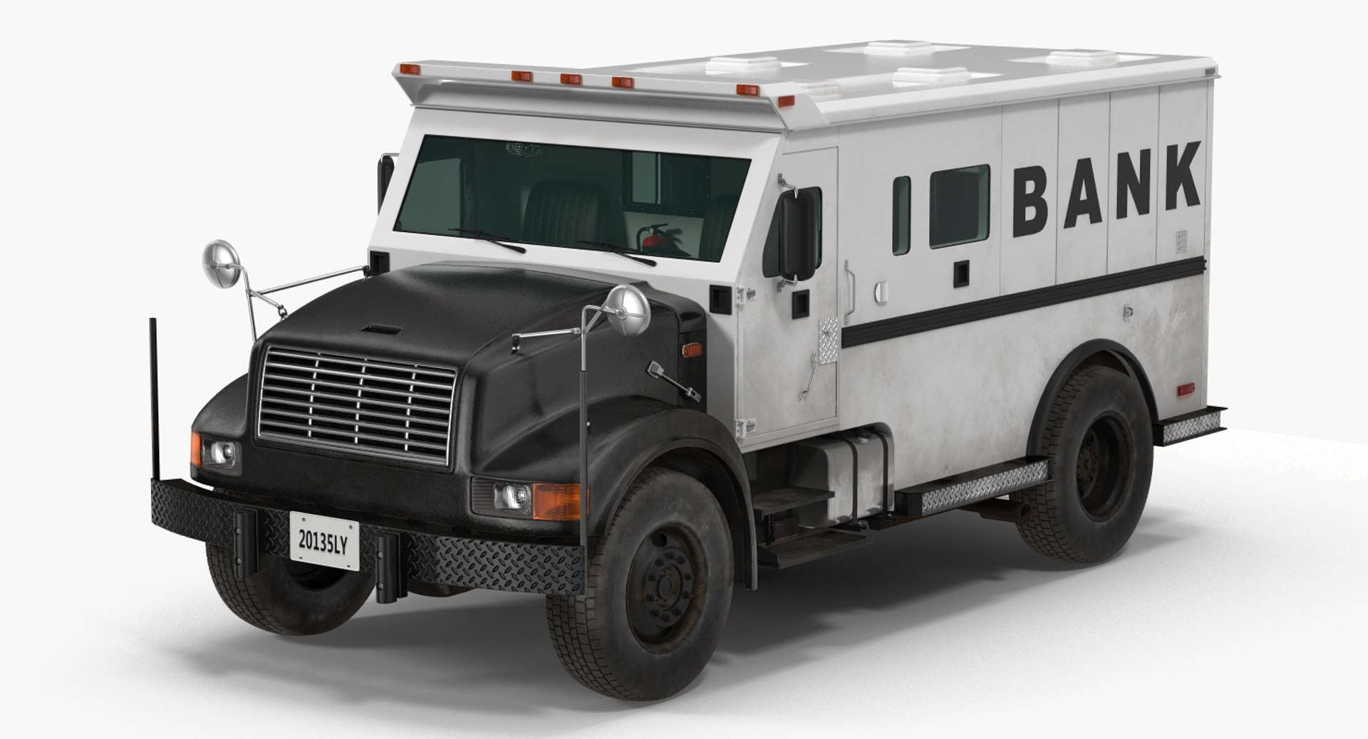 Bank Armored Car 2 3D model preview