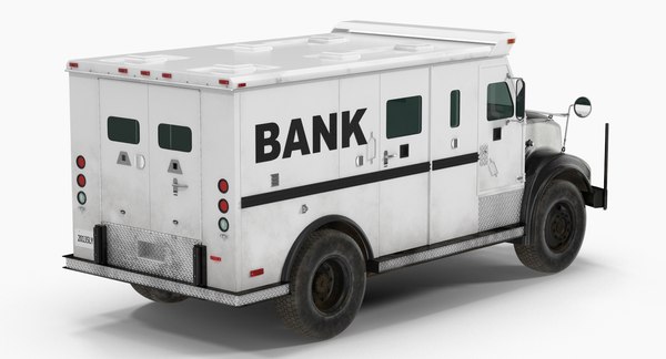 3d bank armored car 2 model