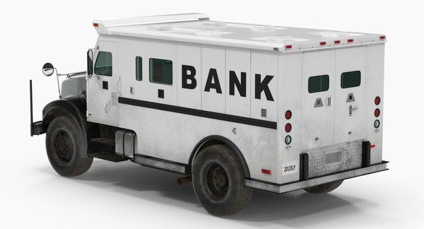 3d bank armored car 2 model