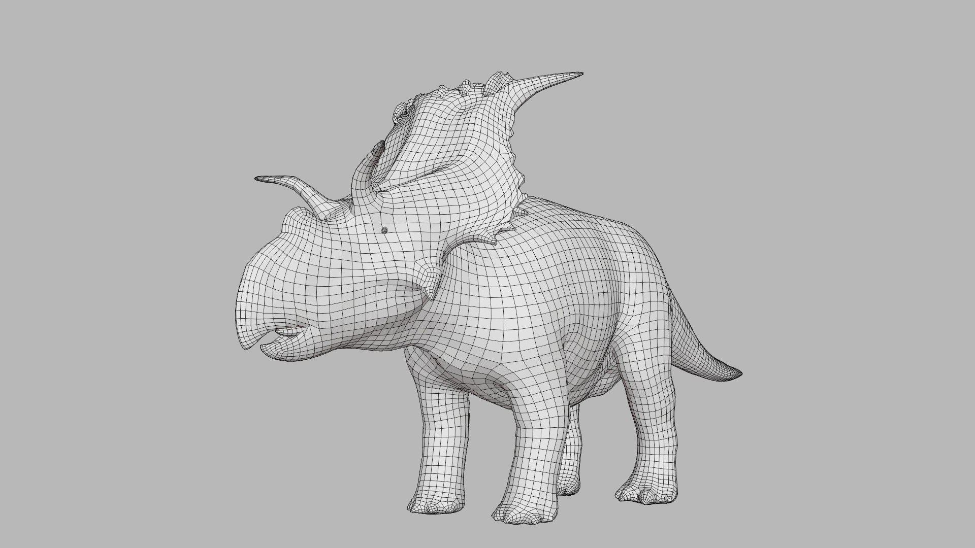 3D Kosmoceratops Basemesh Low Poly - TurboSquid 1994627