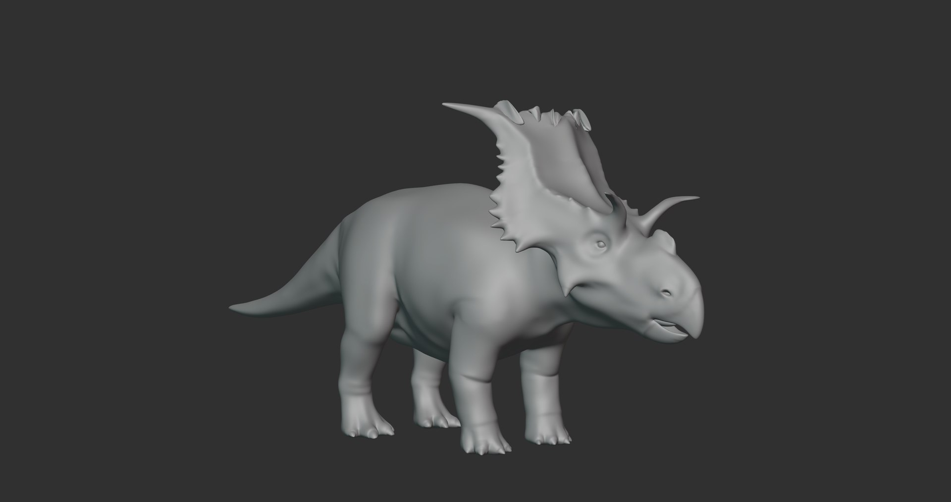 3D Kosmoceratops Basemesh Low Poly - TurboSquid 1994627