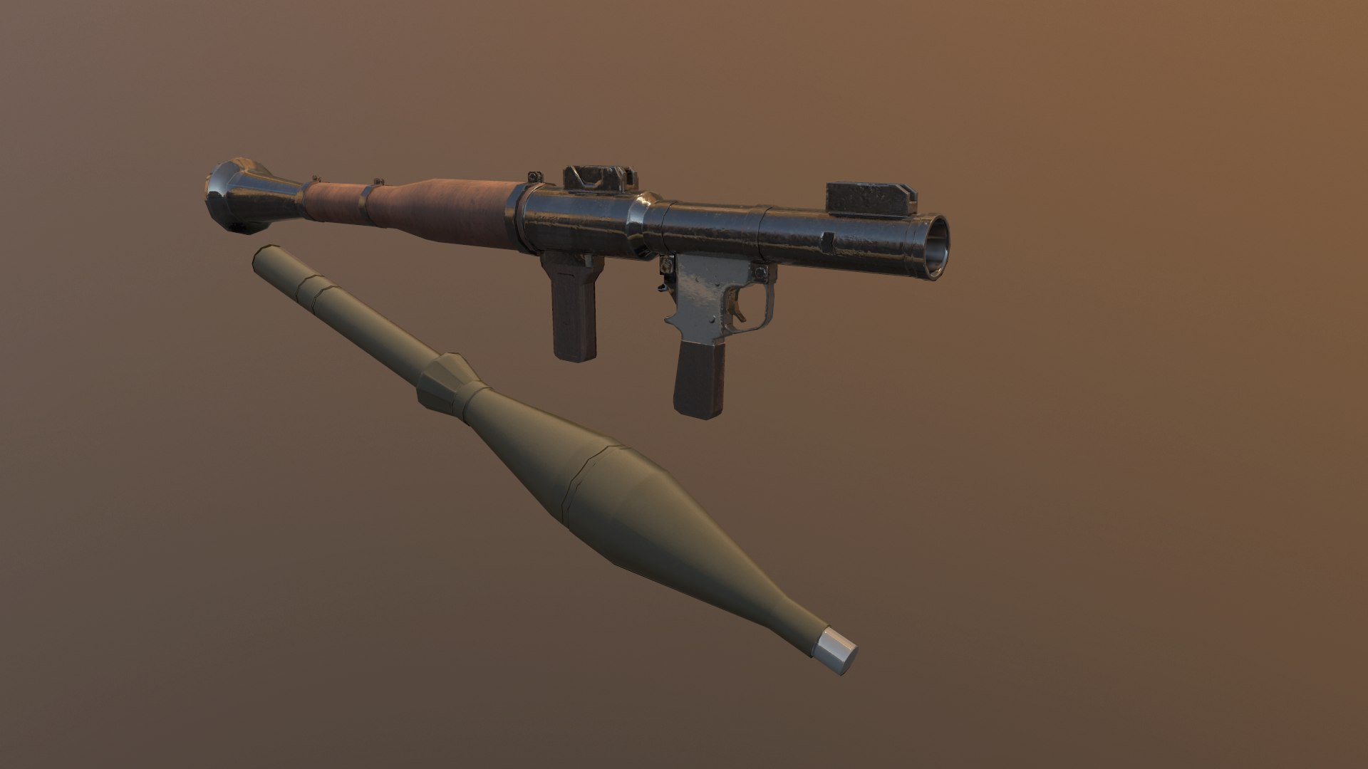 3D Ready Rpg-7 Games - Model - TurboSquid 1166852