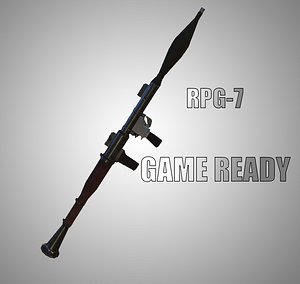 RPG-7 Low Poly - Game Ready