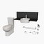 banheiro conjunto caroma liano